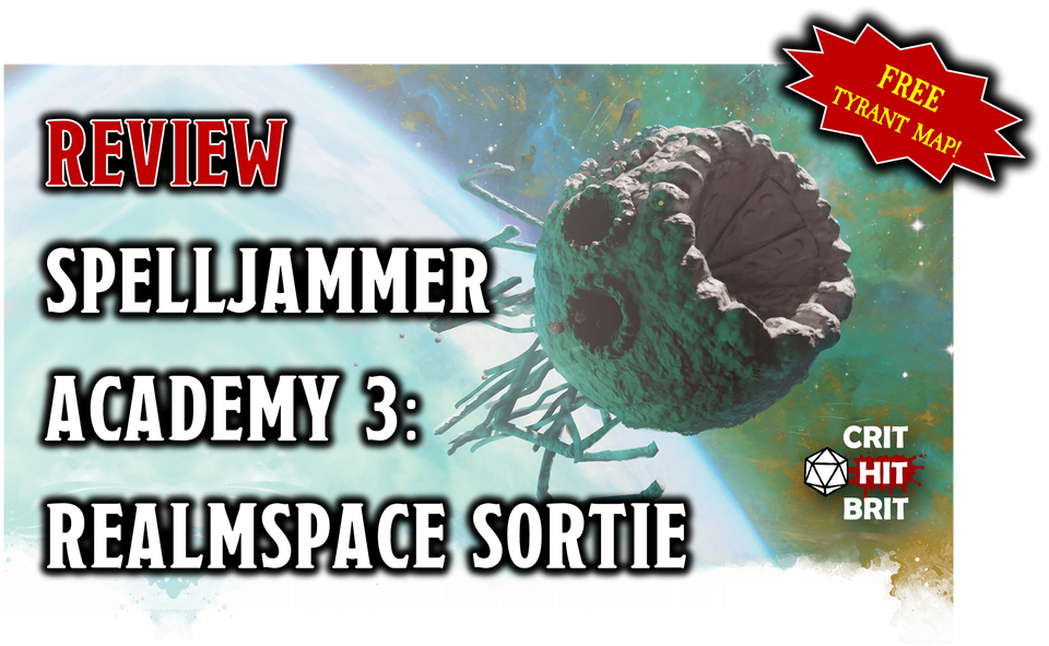 Title image for the blog article, showing a picture of the Tyrant ship and the blog title