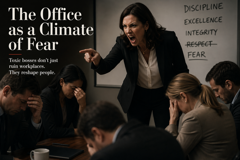 The Office as a Climate of Fear: Why Workplace Bullying Persists