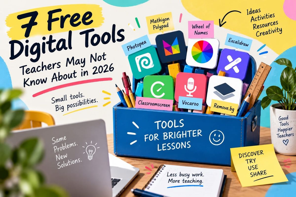 7 Free Digital Tools Teachers May Not Know About in 2026