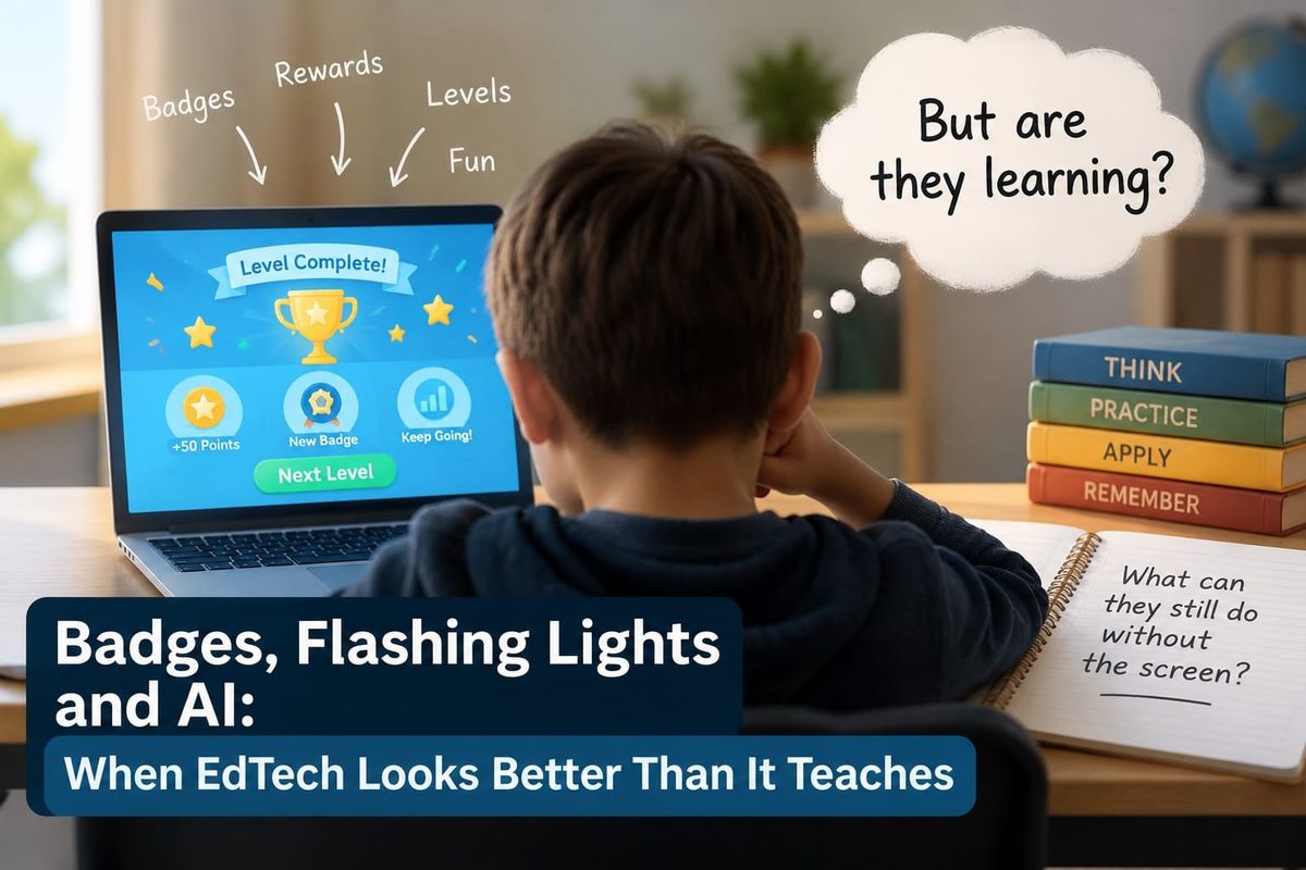 Badges, Flashing Lights and AI: When EdTech Looks Better Than It Teaches