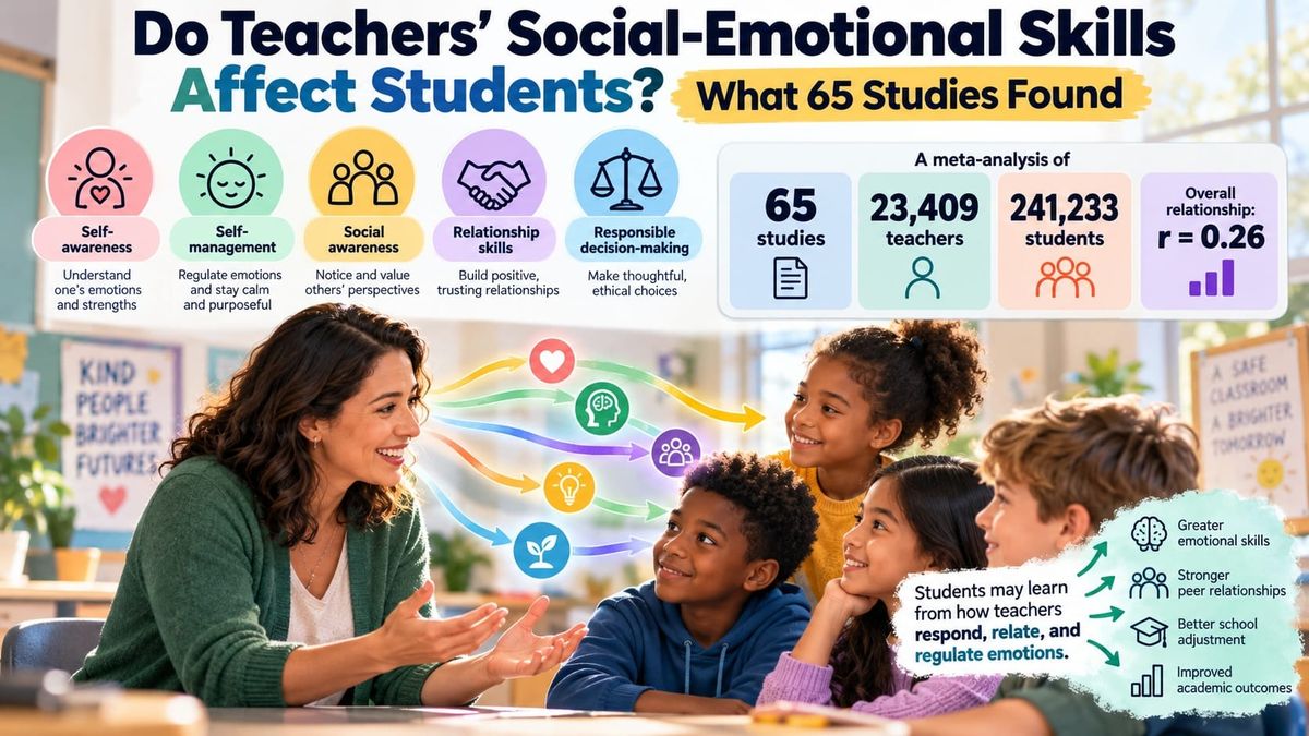 Do Teachers’ Social-Emotional Skills Affect Students? What 65 Studies Found