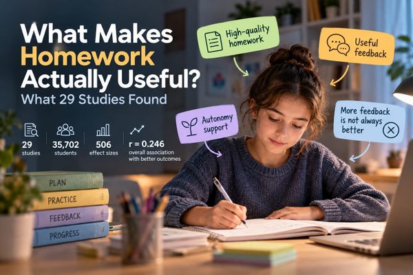 What Makes Homework Actually Useful? What 29 Studies Found