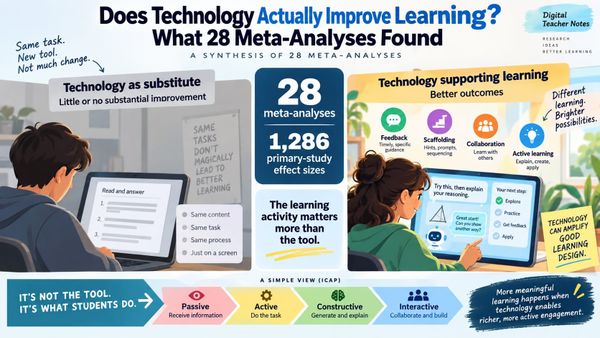 Does Technology Actually Improve Learning? What 28 Meta-Analyses Found
