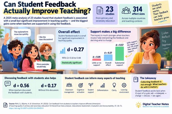 Can Student Feedback Actually Improve Teaching? What 23 Studies Found