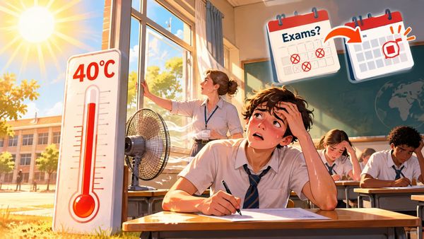 Should Schools Move Exams Because It’s Getting Too Hot?