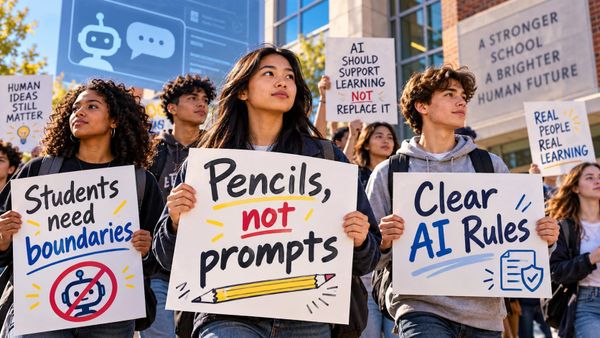 “Pencils, Not Prompts”: Students Are Starting to Push Back on AI in School