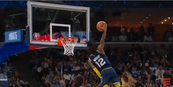 🎵 Up the chimney and through the smoke, on the Timberwolves' heads Ja dunks 🎵