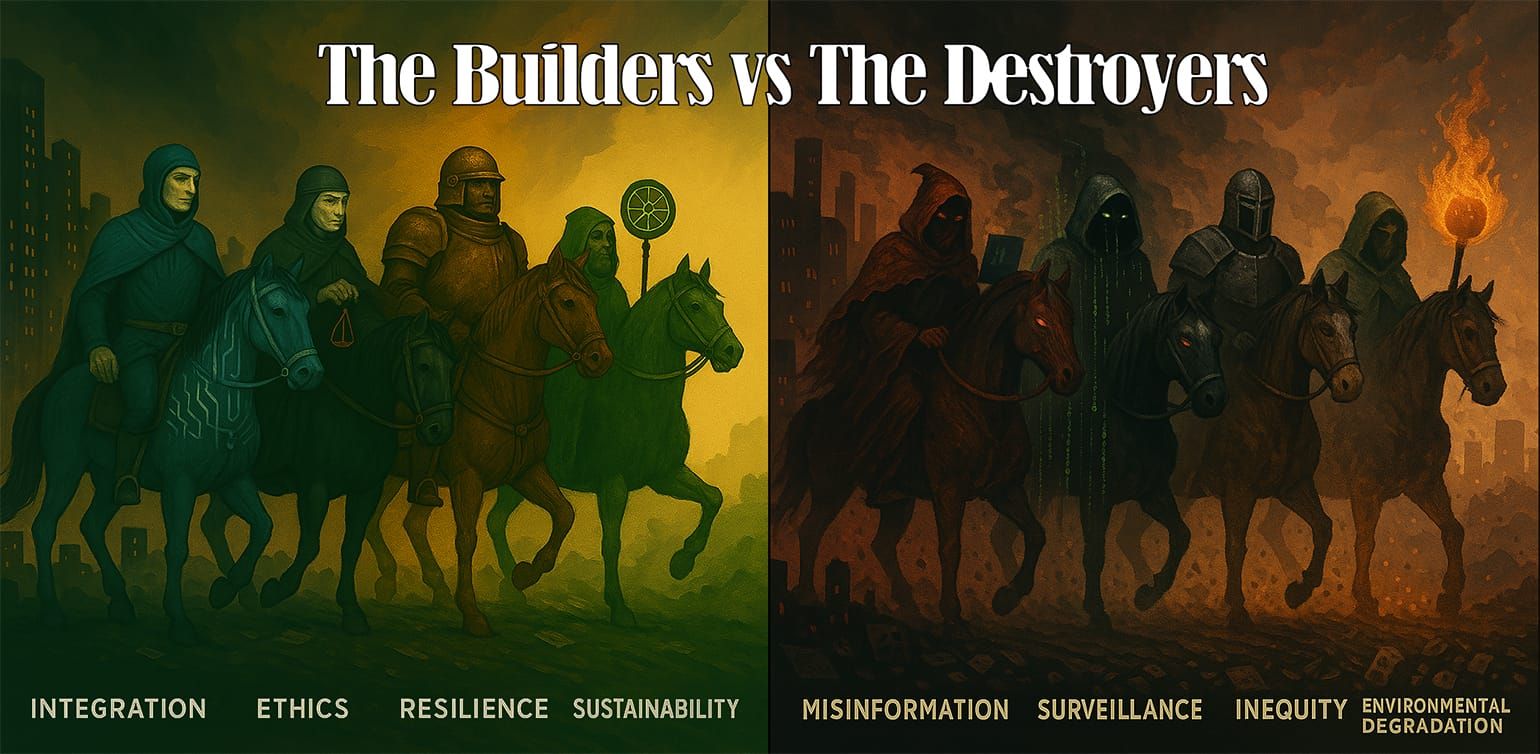 The Sociotechnical Four Horsemen: Forces That Build or Destroy
