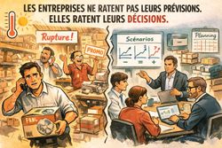 S&OP : le problème commence en juin. Mais il est décidé en mars.