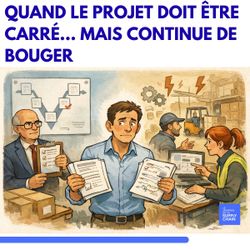 Quand le projet doit être carré ... mais continue de bouger