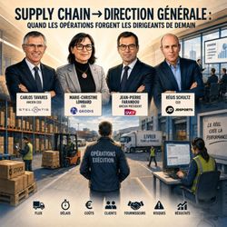 Supply Chain → Direction générale : quand les opérations forgent les dirigeants de demain