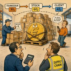 Le cash-to-cash cycle : le KPI qui relie vraiment finance et supply chain