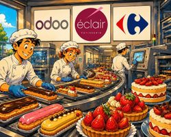 Carrefour Belgium modernise sa production pâtissière avec Odoo