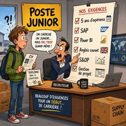 La Supply Chain recrute… mais elle veut des juniors avec 5 ans d’expérience.