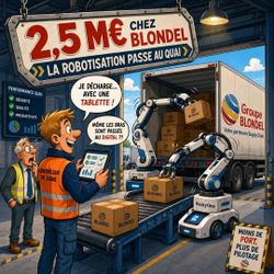 Blondel investit 2,5 millions d’euros pour robotiser ses opérations logistiques