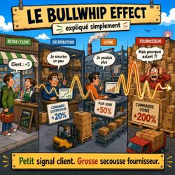 Comment une petite variation de demande déstabilise toute la Supply Chain