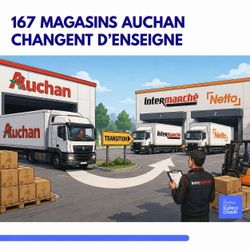 167 magasins Auchan changent d’enseigne : mais que devient la Supply Chain derrière ?