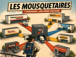 Les Mousquetaires : le géant français que tout le monde connaît… sans vraiment mesurer son étendue.