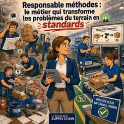 Responsable méthodes : le métier qui transforme les problèmes du terrain en standards
