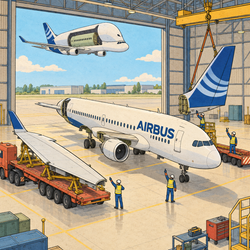 Airbus : comment l’Europe a construit un géant industriel pièce par pièce