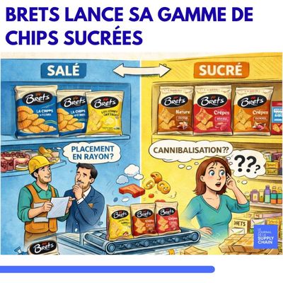 Brets lance des chips sucrée