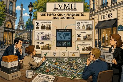 LVMH : une supply chain fragmentée… mais maîtrisée