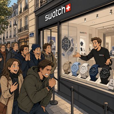 Audemars Piguet x Swatch: le luxe accessible, mais pas disponible