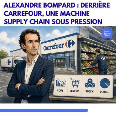 Alexandre Bompard : derrière Carrefour, une machine supply chain sous pression