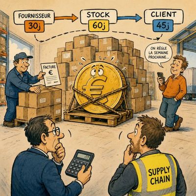 Le cash-to-cash cycle : le KPI qui relie vraiment finance et supply chain