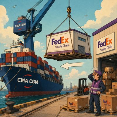 🚢 CMA CGM n’est plus seulement un armateur. Et son dernier rachat à 1,4 milliard de dollars le confirme.