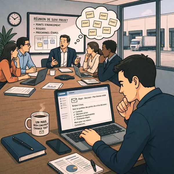 Dans beaucoup de projets Supply Chain, les réunions occupent une place centrale.