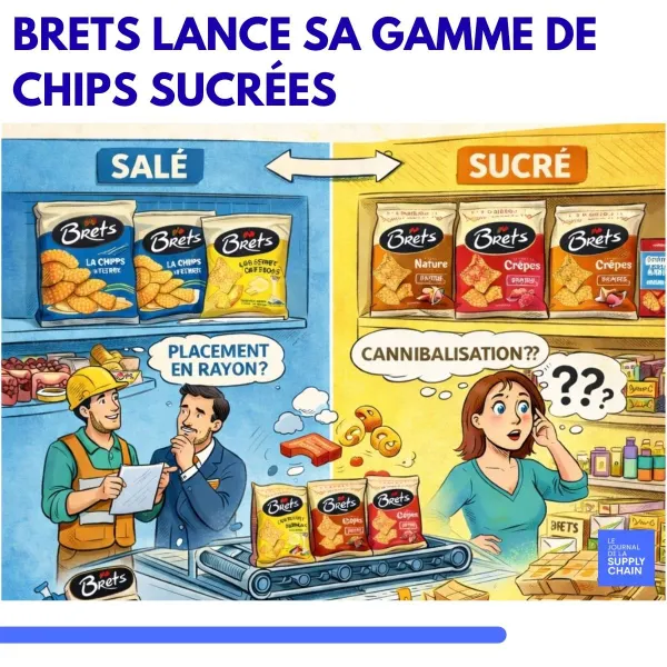 Brets lance des chips sucrée