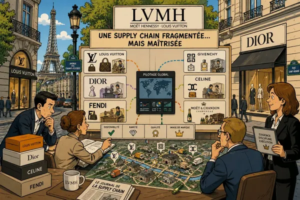 LVMH : une supply chain fragmentée… mais maîtrisée