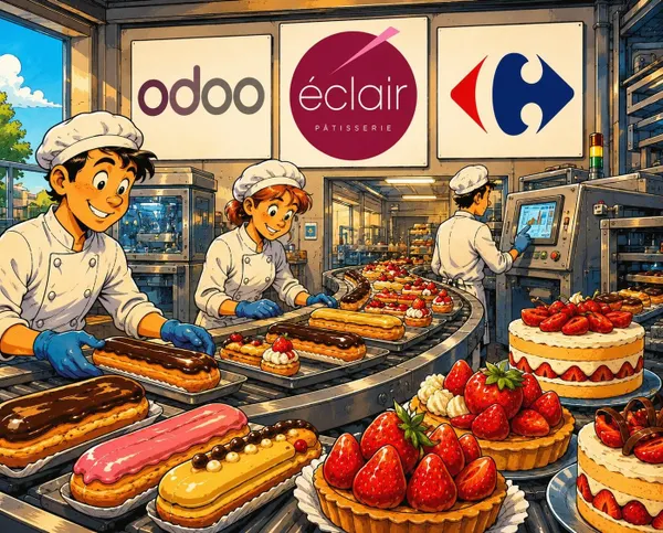 Carrefour Belgium modernise sa production pâtissière avec Odoo