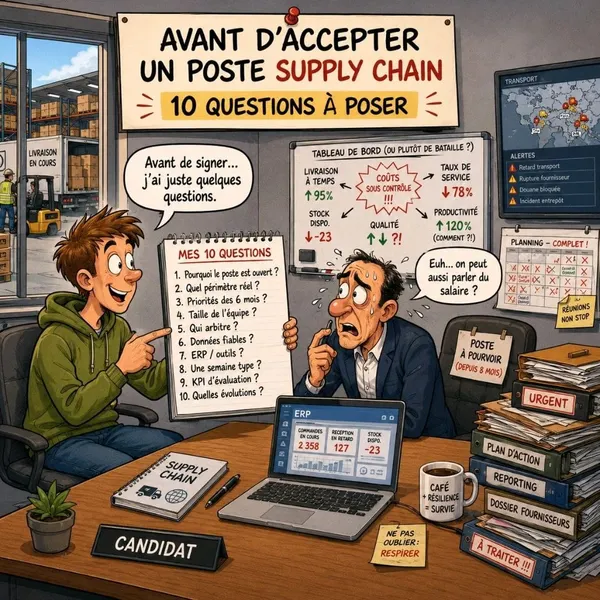 10 questions à poser avant d’accepter un poste Supply Chain