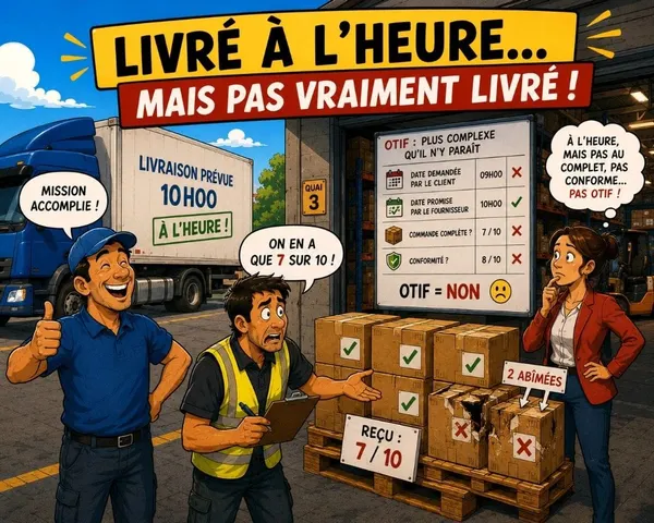 L’OTIF expliqué simplement : livré à l’heure ne veut pas toujours dire livré correctement