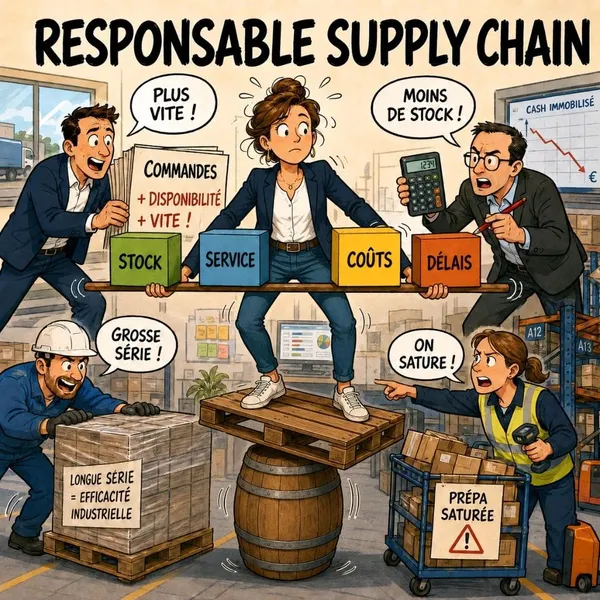 La Supply Chain ne gère pas des flux. Elle arbitre des contradictions.