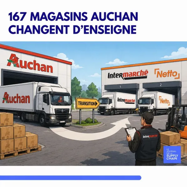 167 magasins Auchan changent d’enseigne : mais que devient la Supply Chain derrière ?