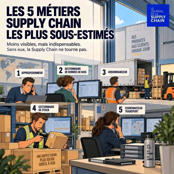 Les 5 métiers Supply Chain les plus sous-estimés.