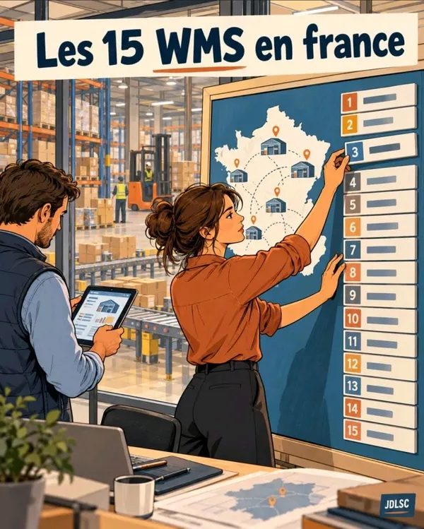 Les 15 WMS qui pèsent le plus en France en 2026, selon Le Journal de la Supply Chain 🇫🇷