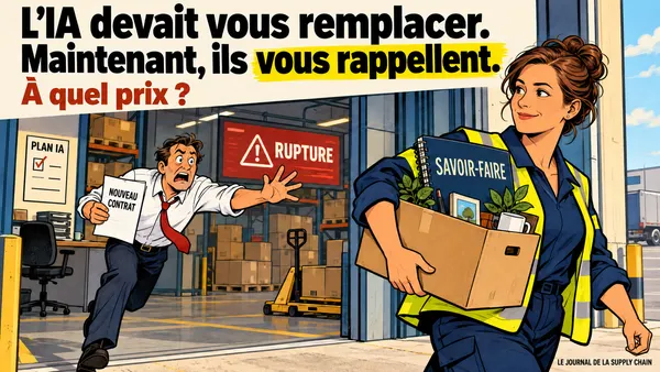Remplacer des salariés par l’IA : ce que la Supply Chain risque de devoir racheter demain