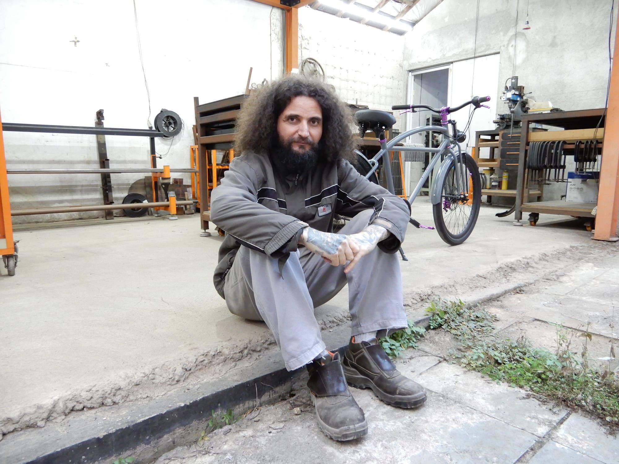 Cedric é um patrimônio da Bike Custom