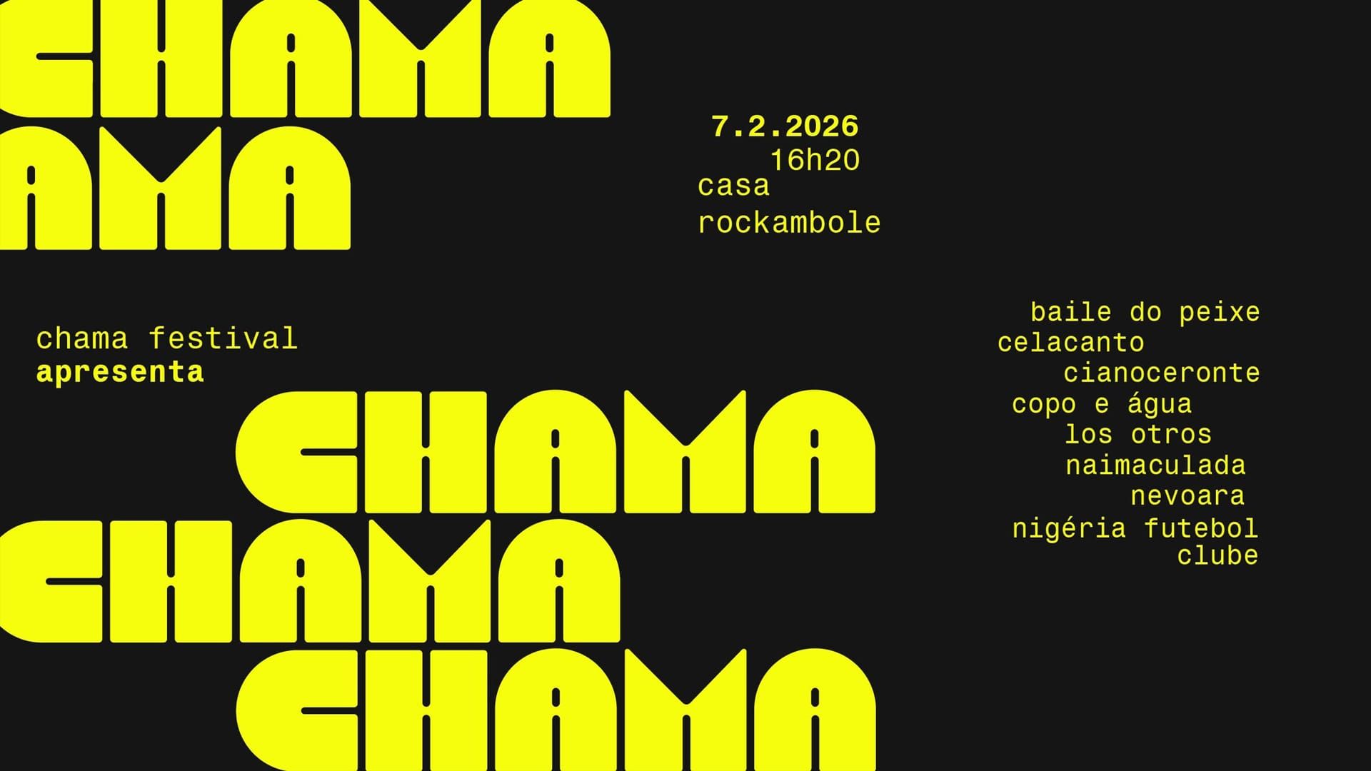 Chama Festival: a cena em combustão