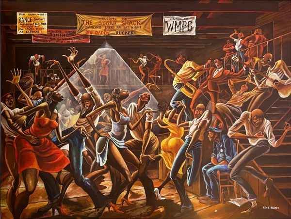 Ernie Barnes pintou suor, ritmo e movimento