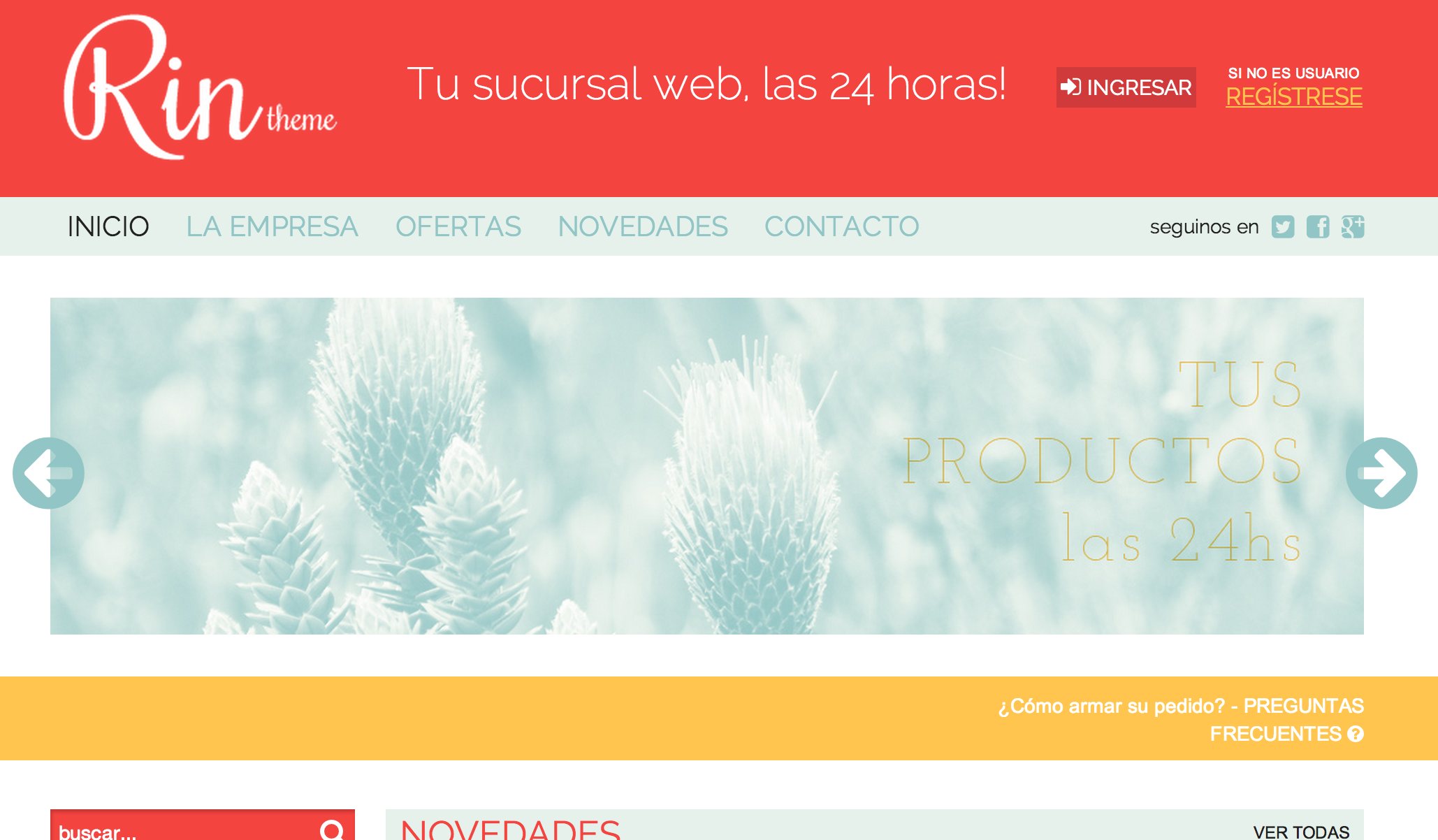 banner promocional de muestra en demo