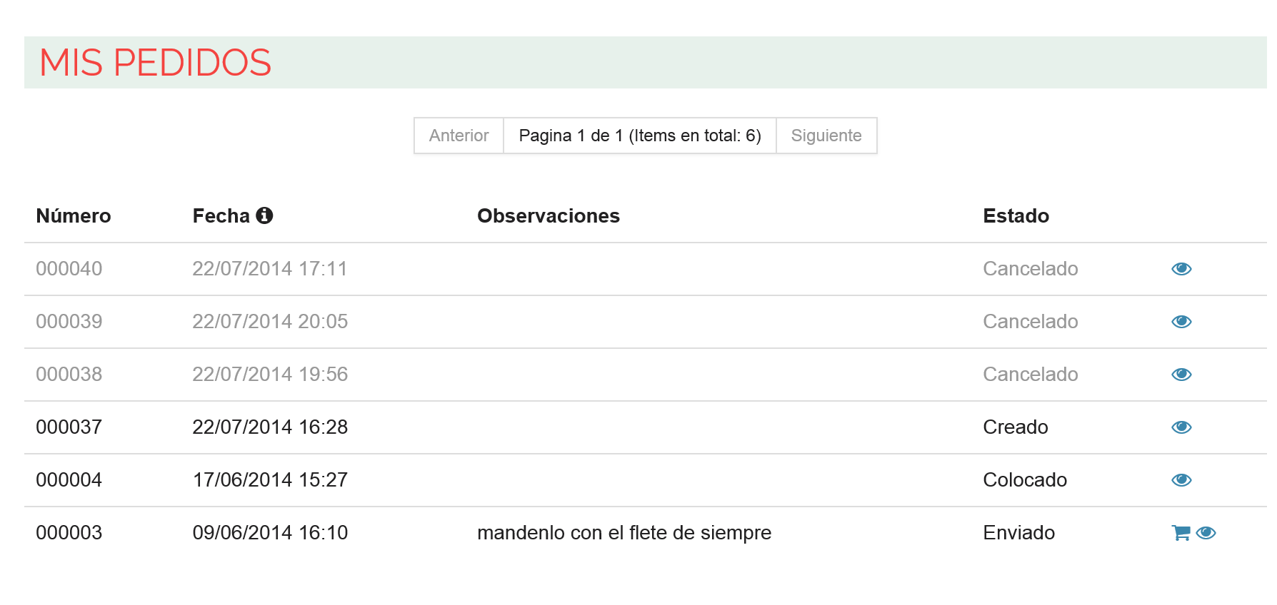 Figura 1 - desde Mis Pedidos