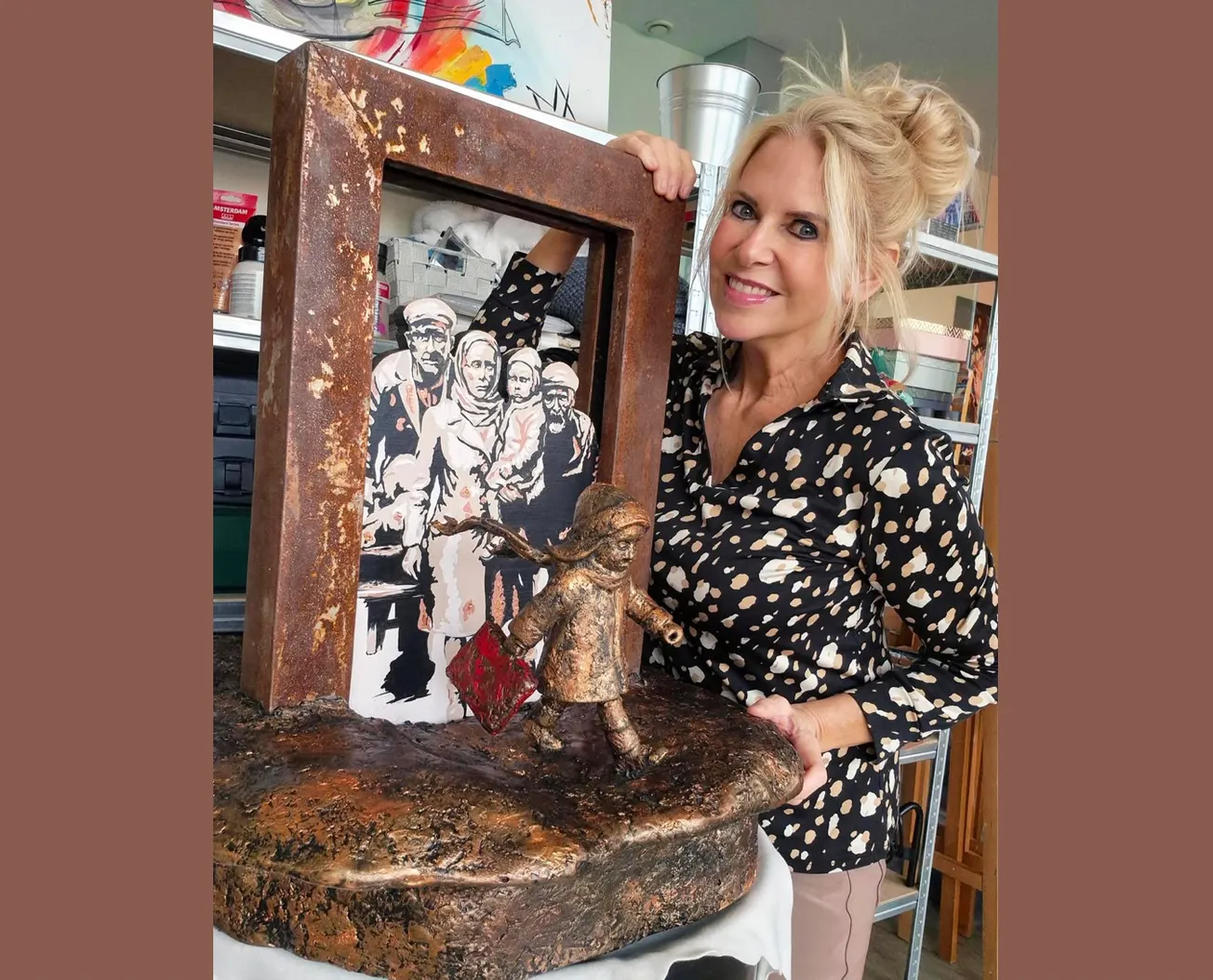 Kerkraadse maakt monument Wilhelminaplein Roermond