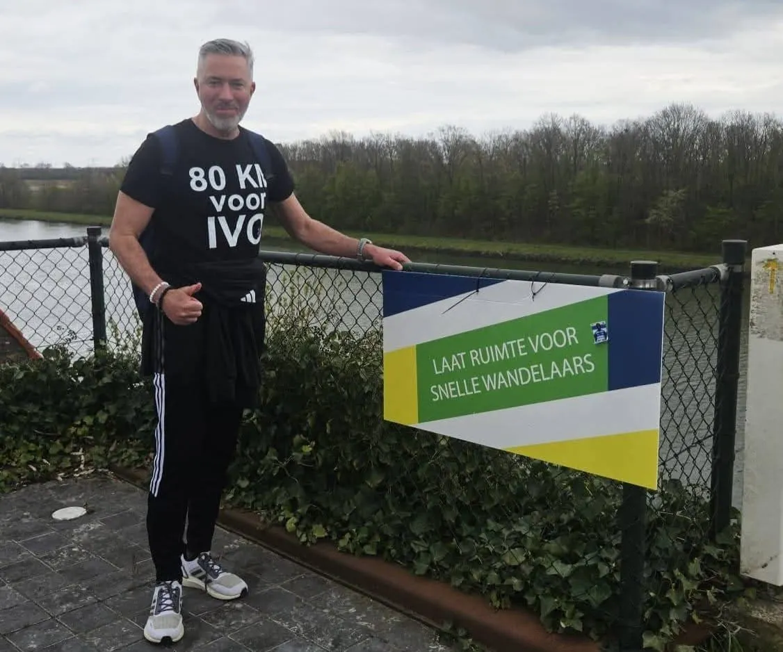 Landgraafse Leon loopt Kennedymars uit voor overleden Ivo