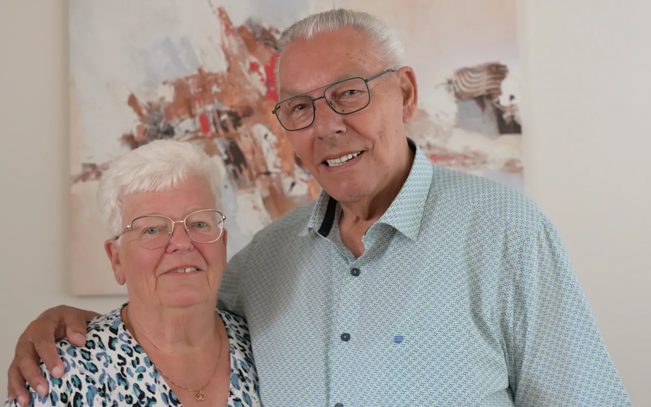 Diamanten echtpaar Jan en Mia Roeleven-Berendsen