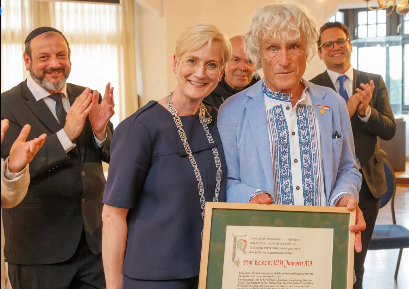 Werner Janssen krijgt Gouden Erepenning Kerkrade